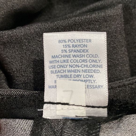 Passports Gray Charcoal Straight Leg Stretch Dress Trousers Pants Size 12 - Picture 12 of 12